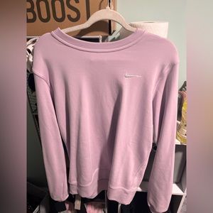 light purple nike crew neck